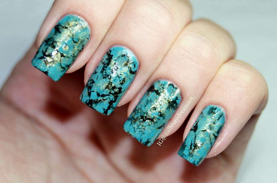 Looking for an easy water marble nail art for this summer? Guess what 