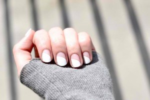 Half-moon | Stunning White Nail Designs Appropriate for Work