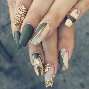 Blinged Out - Most Pinned Matte Nail Polish Ideas On Pinterest