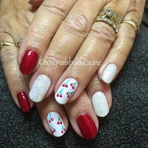 Cute Nail Designs | 18 Red And White Nail Art Perfect For Thanksgiving