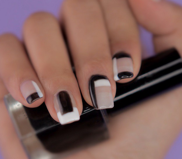 Finished Product | Super Easy Geometrical Negative Space Nails You Can Wear on Your Date
