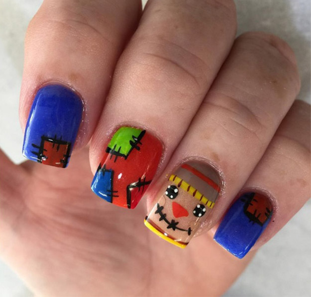 Cute Cartoon Nails You Can Do With Your Kids This Thanksgiving