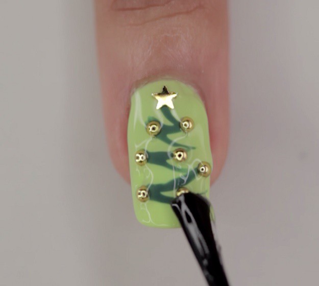 Step 4: Seal the Deal | Glamorous Christmas Nail Art Tutorial Perfect For The Season