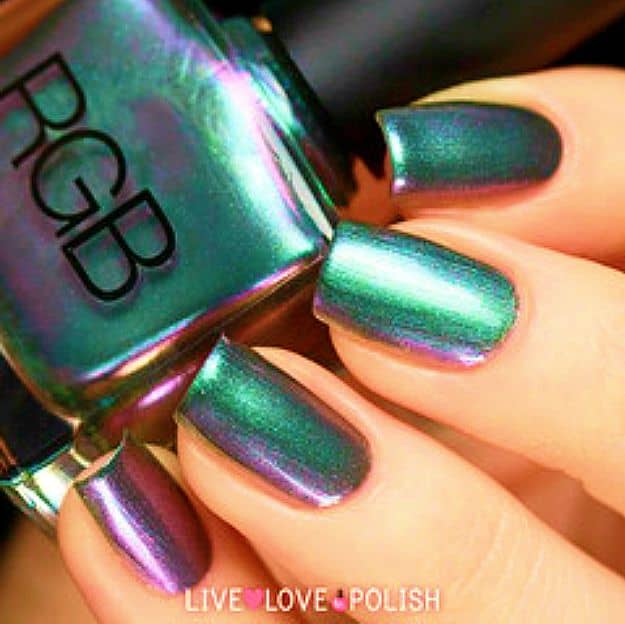 Fall Nail Colors Rgb Nail Polish Dusk Nail Designs