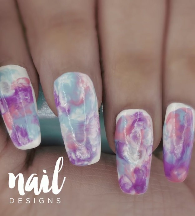 Pastel Marble | Top Nail Tutorials For 2016