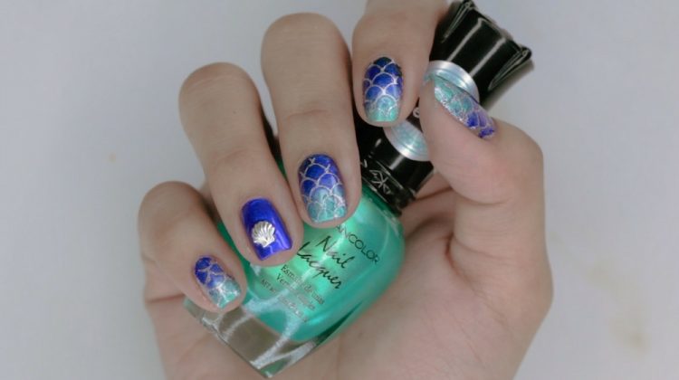 DIY Mermaid Nails Tutorial | Channel Your Under The Sea Vibes