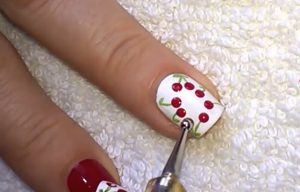 It’s Cherry Time Super Cute Cherry Nail Art Tutorial With Intricate Details