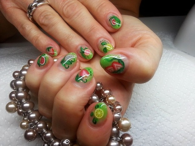 21 Yummy Fruit Nail Art Designs On Instagram To Drool Over