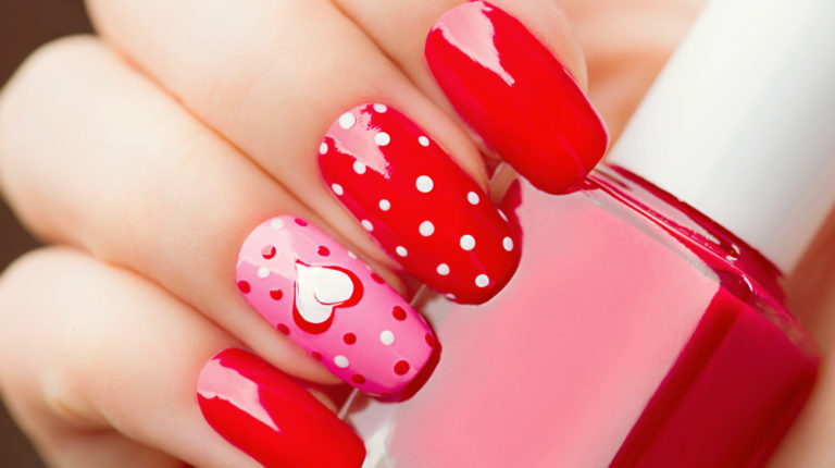 Red and White Nail Art Designs - wide 3