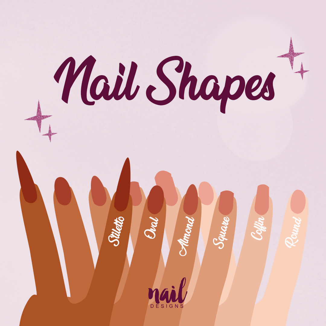 Nails shapes | Different Nail Shapes Perfect For Your Nail Design [INFOGRAPHIC]