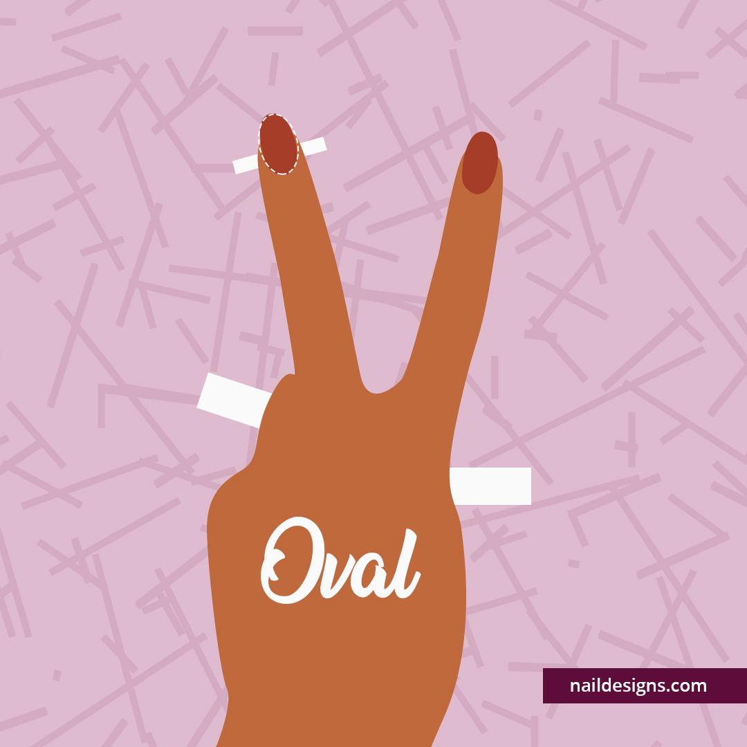 Oval Shaped Nails | Different Nail Shapes Perfect For Your Nail Design [INFOGRAPHIC]