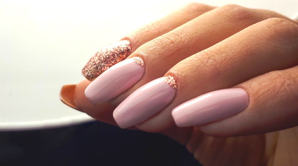 square long pink nails hole design | Vegan Nail Polish Brands You Must Try