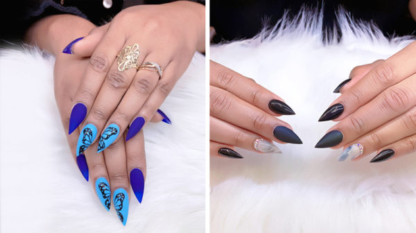 Short Stiletto Nail Designs for Weddings - wide 1