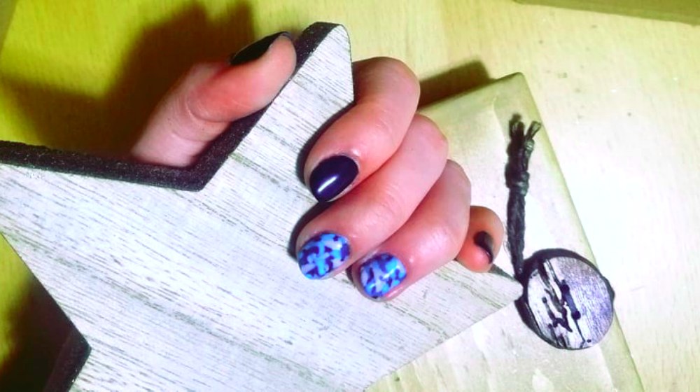 3. Colorful Camo Nail Tips - wide 6