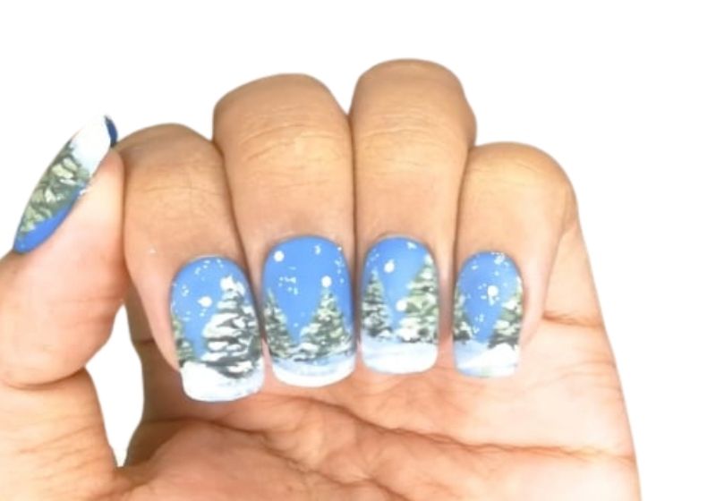 Winter Wonderland | Holiday Nail Art Designs