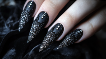 Dark Nail Designs That Defy Valentine’s Day Traditions