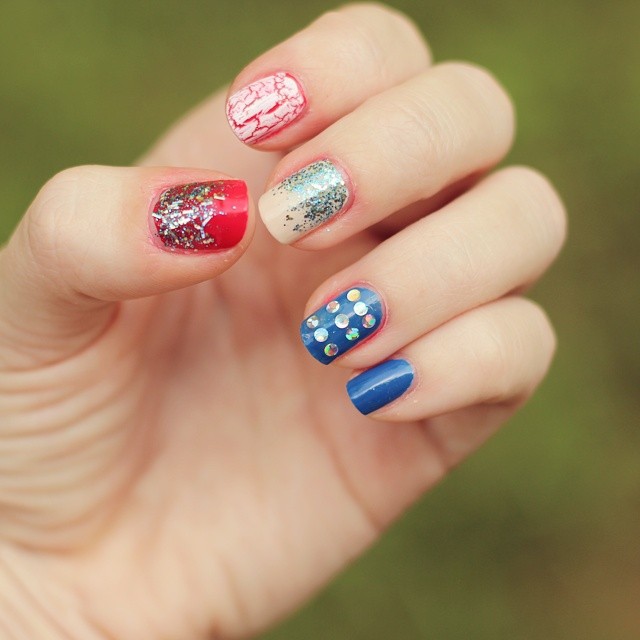 4th of july nails | Patriotic Nail Designs For All Occasions [With Pics & Tutorial Videos]