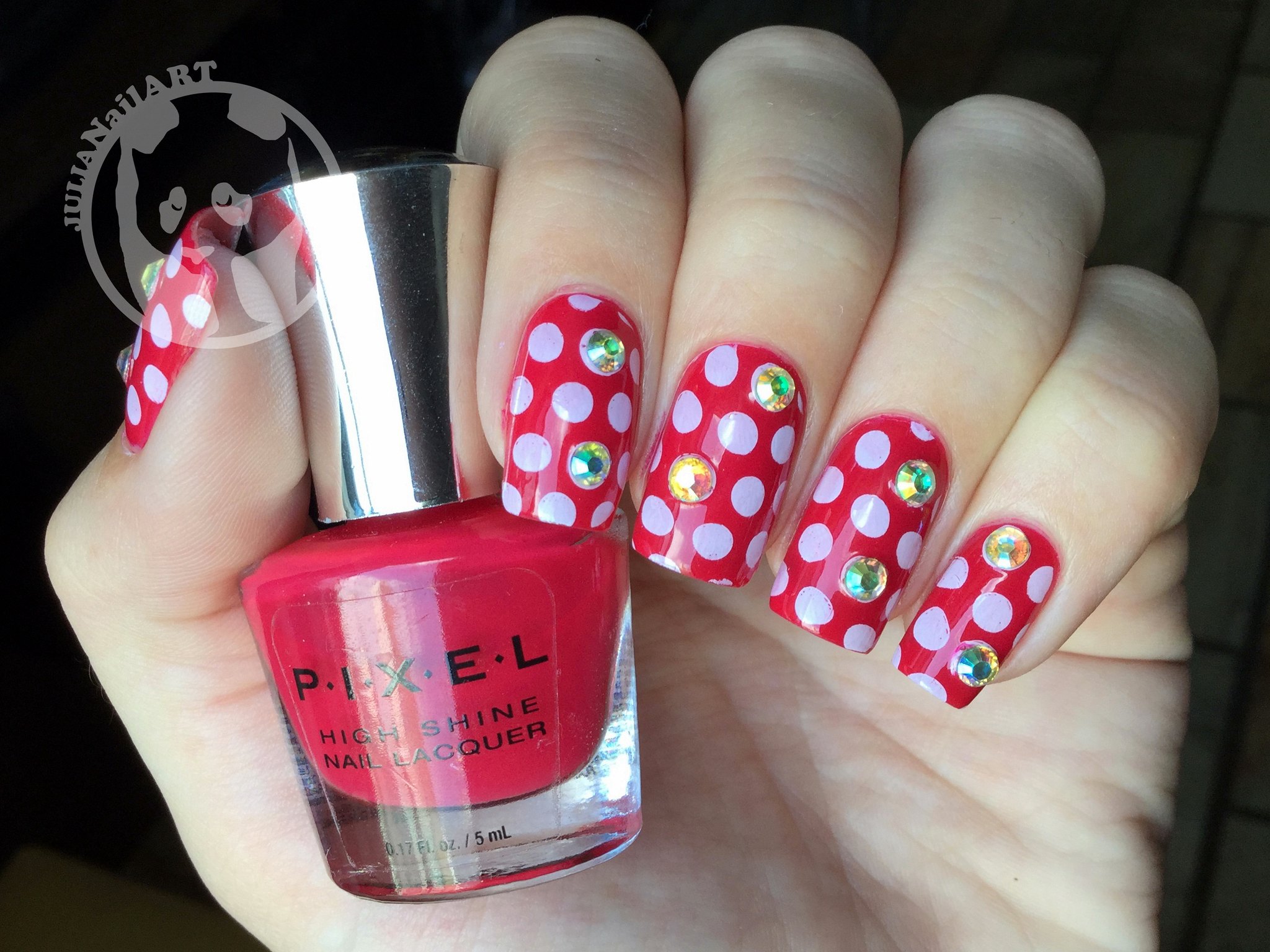 RED Bling Nails | Bling Nail Designs For Shining Shimmering Splendid Nails | bling nails | acrylic nails with bling