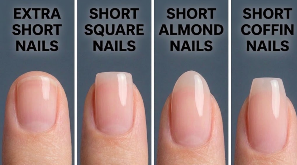 4 Short Nail Shapes You Can Try at Home final