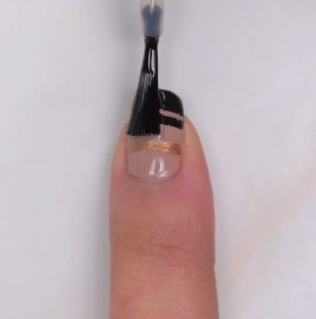 Apply Top Coat- Egyptian Nail Art Tutorial Perfect For The Goddess In You