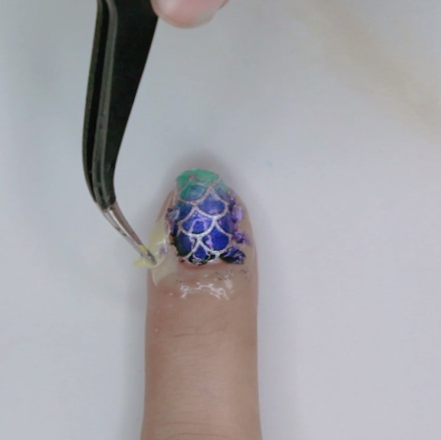 Clean Up Nails | DIY Mermaid Nails Tutorial, Channel Your Under The Sea Vibes Clean Up Nails | DIY Mermaid Nails Tutorial, Channel Your Under The Sea Vibes