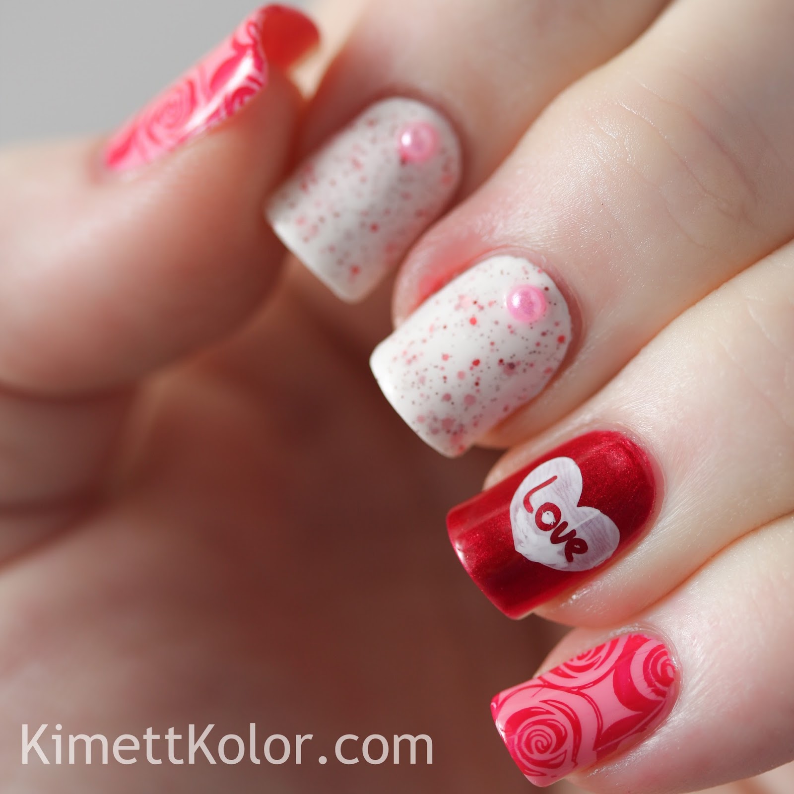 Pure Love Mother's Day Nail Design | Mother's Day Nail Art | Nail Designs