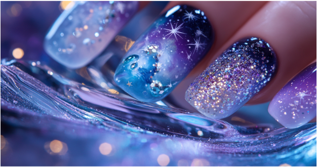 Galaxy Nails: Celebrate the Lyrid Meteor Shower with Stunning Starry Designs