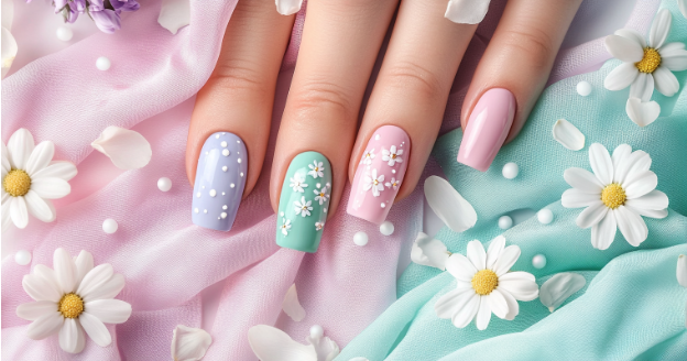 Spring Awakens: Fresh Floral Nail Ideas for March