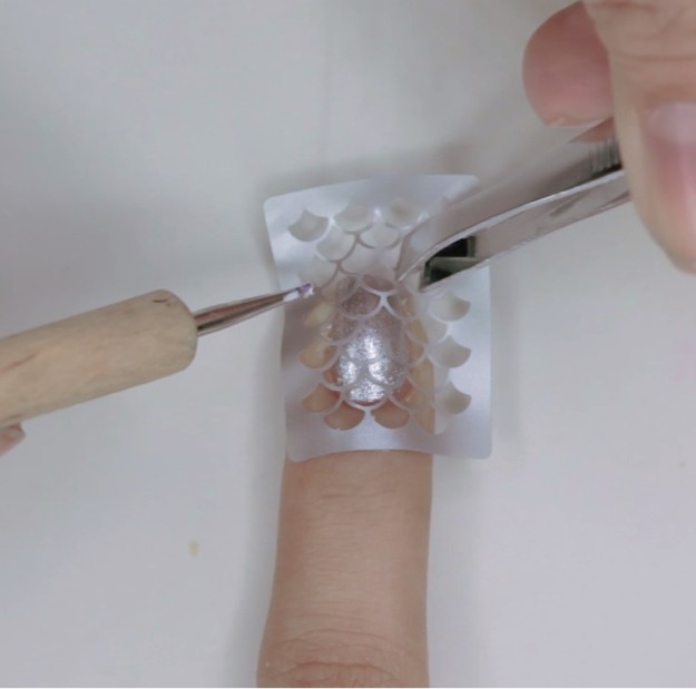 Prepare Stencil | DIY Mermaid Nails Tutorial, Channel Your Under The Sea Vibes Prepare Stencil | DIY Mermaid Nails Tutorial, Channel Your Under The Sea Vibes