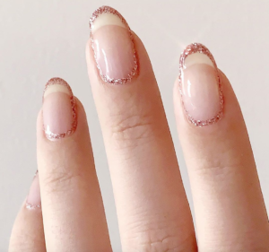 Glitter orbit nails