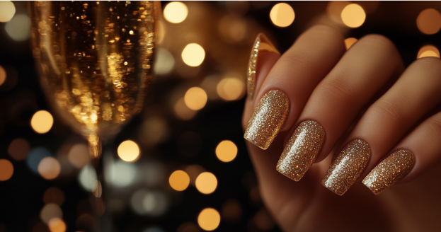 Glitter Nail Designs for New Year’s Eve: Dazzling Ideas to Shine All Night