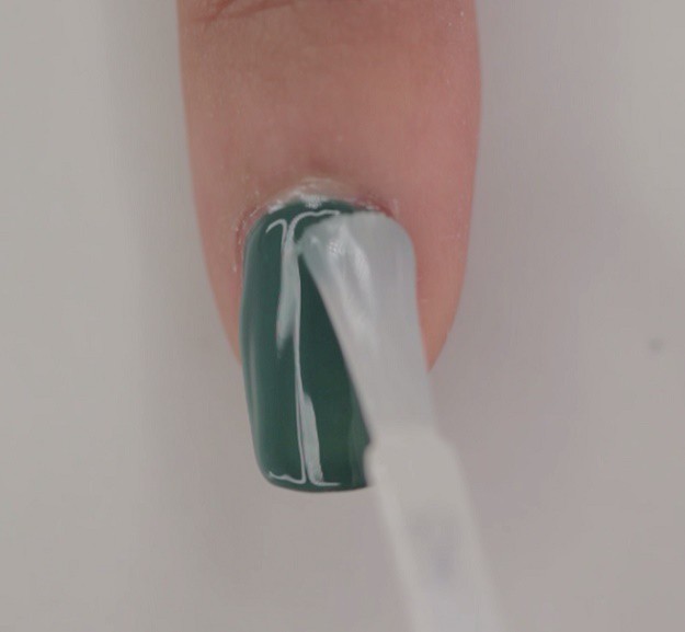 Step 5: It's a Matte | Glamorous Christmas Nail Art Tutorial Perfect For The Season