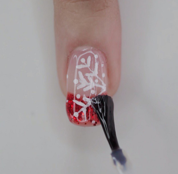 Step 6: Seal in the Deal | Easy & Pretty Snowflake Nails Tutorial | Nail Designs