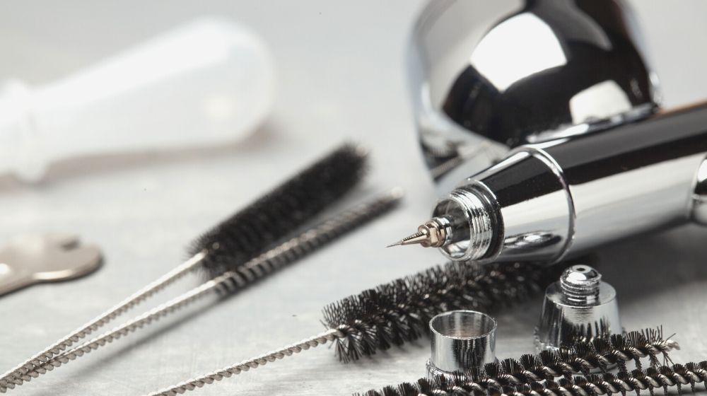 airbrush cleaning brushes other tools | How To Airbrush Nails In These 3 Easy Steps