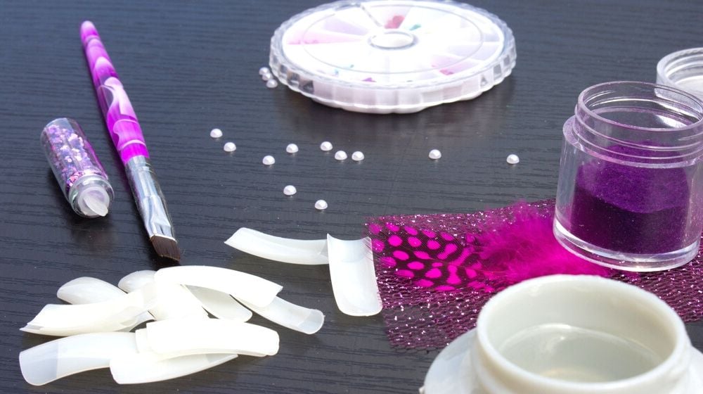 artificial nails tips accessories | How To Do Fake Nails At Home Fast & Easy | Featured