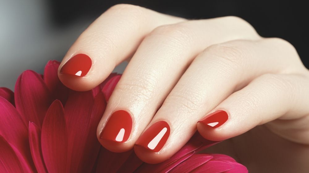 beauty delicate hands manicure holding flower | Beautiful Nail Polish Shades for Spring