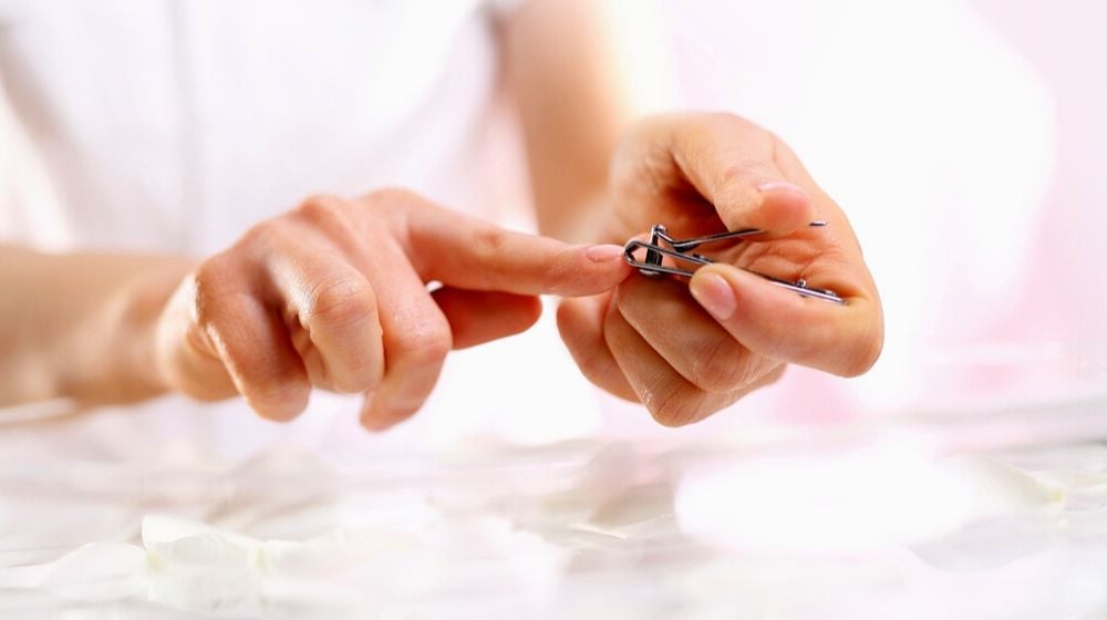 clipping nails hand care woman | Round Nails Tutorial | 3 Easy Steps To Get This Classic Nail Shape