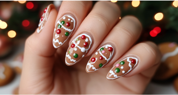 Sweet Holiday Nail Art: Festive Designs for December